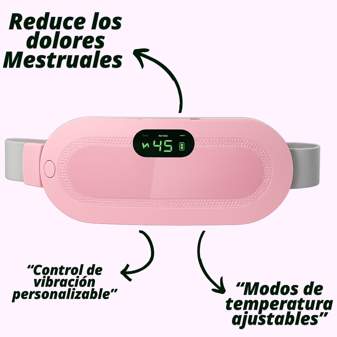 Cinturón Masajeador Térmico Menstrual