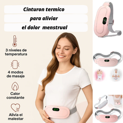 Cinturón Masajeador Termico  Para Cólicos
