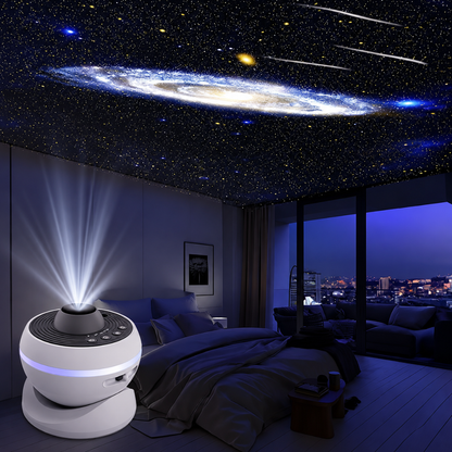 Proyector Galaxy HD 360° con 12 Discos 4K